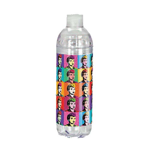 I Love Lucy Warhol Art 22 oz. Acrylic Water Bottle